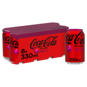 Coca-Cola Zero Suger Drink S/F 330ml-Cherry جميع النكهات