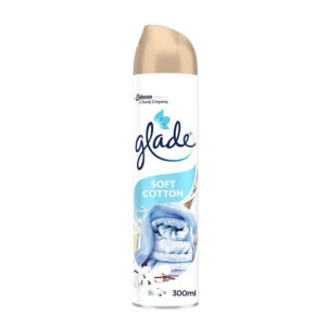 Glade  Air Freshener Spray 300 ml-Soft Cotton  جميع الانواع