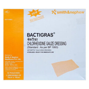 Bactigras Dressing 10*10 cm 10 Pcs