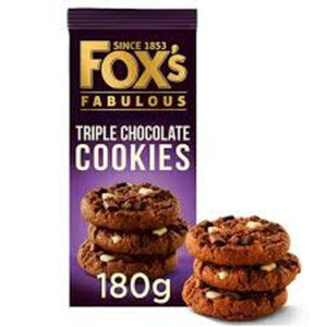 Foxs Triple Chocolate Cookies 180g