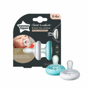 Tommee Tippee Closer To Nature Breast Like Soother/Pacifier 0-6m 1Pc