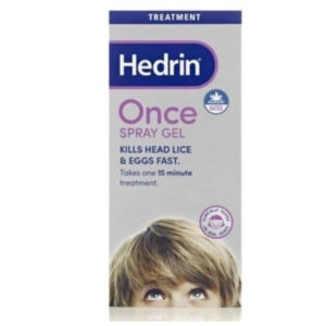 Hedrin Once Anti Lice Gel Spray 100ml $Temp.9 12@26---> Ar,Marka,Mr,Kh