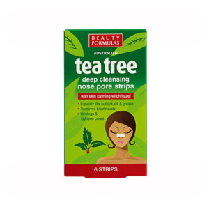 Beauty Formulas Tea Tree Deep Cleansing Nose Pore Strips 6 Pcs