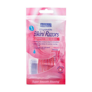 Beauty Formula Dispo.Bikini Razors 3 Pcs $Perm