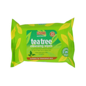 Beauty Formulas Tea Tree Cleansing Wipes 25 Pcs