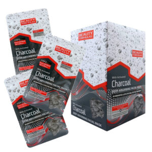 Beauty Formulas Activated Charcoal 2 Steps Deep Absorbing Tissue Mask Del