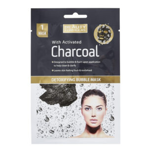 Beauty Formulas Activated Charcoal Detoxifying Bubble Tissue  Mask 1 Pc Del
