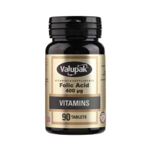 Valupak Folic Acid 400 Mcg 90 Tab $Temp.8-3