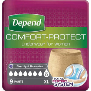 Depend  Women Under Wear (XL) 9 A/Pants