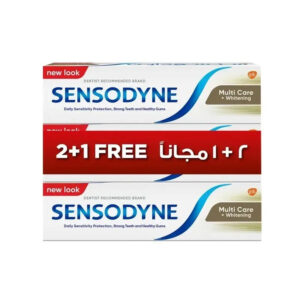 Offer Sensodyne Multi Care & Whitening T/P 50ml Buy 2 Get 1 Free^^1 **