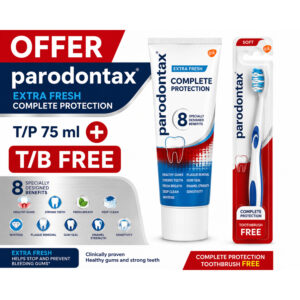 Offer Parodontax (Extra Fresh Complete Protection T/P 75 ml + Complete Protection T/B Free)^^1N.A 27/4/2026