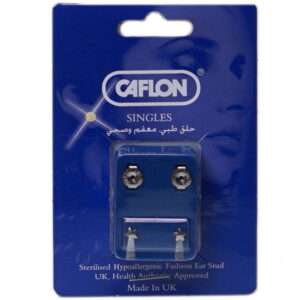Caflon Fashion E/R Cubic Zirconia Gold -100 YCZ   حلق طبي