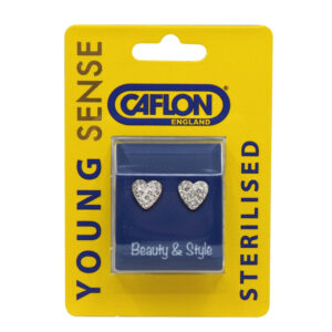 Caflon Young E/R  Heart Crystal- HT8CRY حلق طبي