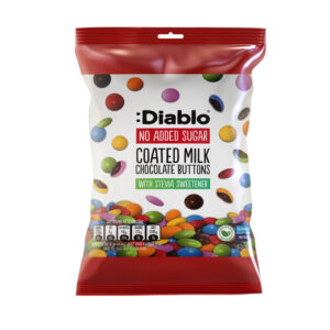 Diablo Coated Milk Chocolate Buttons 40g