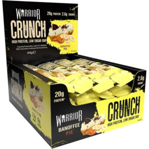 Warrior Crunch Banoffee Pie Flavour Protein Bar 64g 7@26