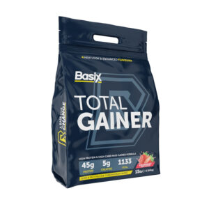 Basix Total Gainer Strawberry Swirl Protein Powder 6.804Kg