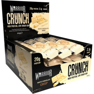 Warrior Crunch White Chocolate Mocha Flavour Protein Bar 64g 7@26