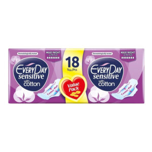 EveryDay Sensitive Maxi Night Ultra Plus 18 L/Pads