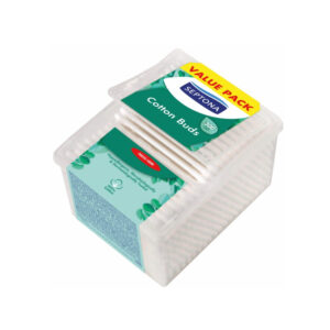 Septona Ear Cotton Buds/Swabs Round Box 300 Pcs