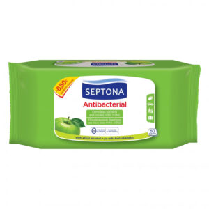 Septona Anti Bacterial Wipes 60 Pcs