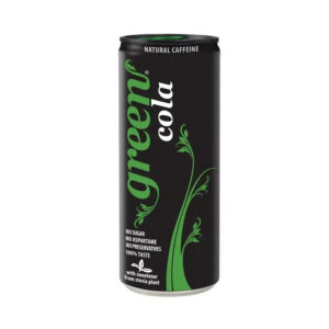 Green Cola With Caffeine Drink 330ml