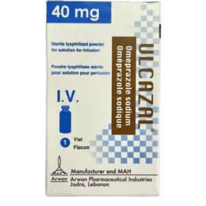 C.P=P.P B+ Ulcazal 40mg I.V Inj Vial