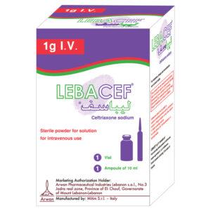 Lebacef 1 g I.M/I.V Inj 10 Vial