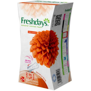 Freshdays 2 In1 Normal Pantyliners 24 Pcs 20% Off