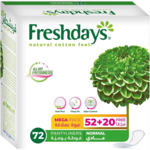 Freshdays Normal Pantyliners 72 Pcs