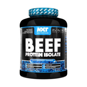 NXT Nutrition Beef Protein Isolate (Blue Raspberry) Powder 1.8 Kg