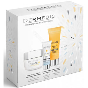 (Dermedic Oilage Anti Ageing Set (Day Cream 50ml+Eye Cream 7ml +Cleansing Oil 25ml