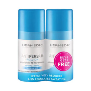 Offer Dermedic Antipersp R Deo Roll On 60ml Buy 1 Get 1 Free^^1