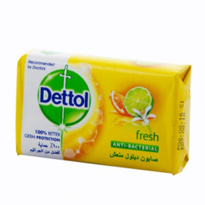 Dettol Fresh Soap Bar 120g -Yellow