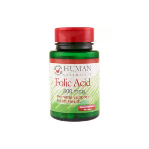 Human Essentials Folic Acid 400mcg 90 Tab $Temp.3