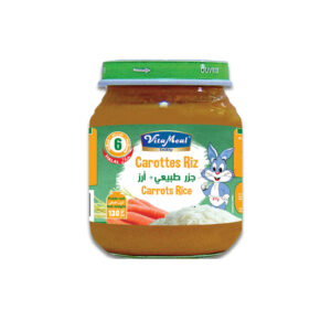 Vita Meal Baby Carrot With Rice Food Jar 130g