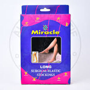 Miracle Long (Above Knee) Surgical Elastic Stockings (XL) 0034
