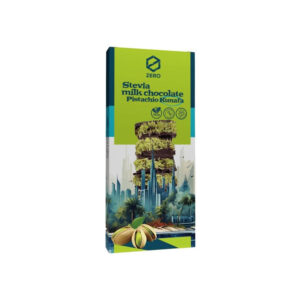 Zero Stevia Milk Chocolate With Pistachio & Kunafa 90g
