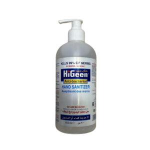 Higeen Pump Hand Sanitizer With Moisturiser 500ml-Fragrance Free- جميع الأنواع