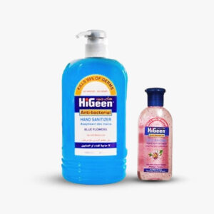 Offer Higeen (Hand Sanitizer With Moisturiser 1000ml + Hand Sanitizer 110ml Free) ^^1