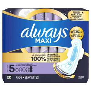Always Night Maxi Thick Extra Long 20 L/Pads 30% Off