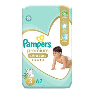 Pampers Premium Double (3) 62 B/Diapers --> (Ja) 12@26