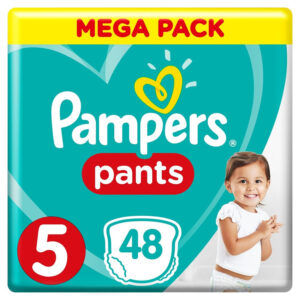 Pampers Pants (5) Jumbo Pack 48 B/Pants -->(Ja)