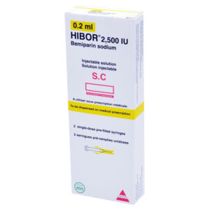 Hibor 2,500 IU/ 0.2ml 2 Pre Filled Syringe Inj