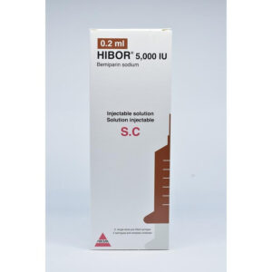 Hibor Inj 5,000 IU/0.2ml 2 Syringes