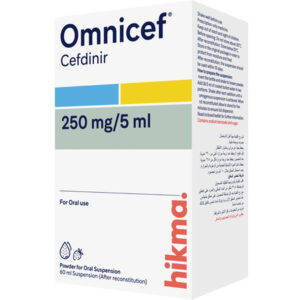 N.2.A10/5/2026 Omnicef DS 250mg/5ml 60ml Susp