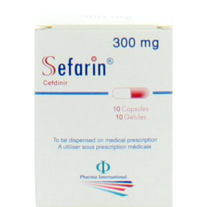 Sefarin 300mg 10 Cap $Temp.8-3 12@26