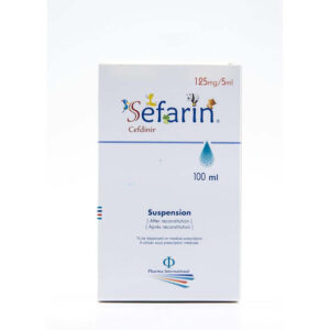 Sefarin 125mg/5ml Susp 100ml $Temp.8-3,6 12@26