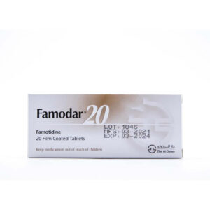 Famodar 20mg 20 Tab $Temp.8 Discont 9@26