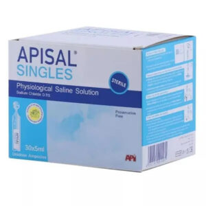 N.1.A 12/1/2026 Apisal Singles U/D Normal Saline 30 Amp