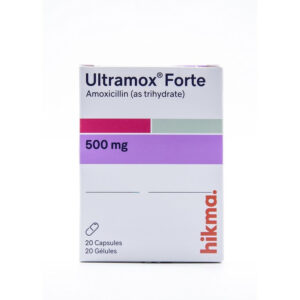 Ultramox Forte 500mg 20 Cap  Temp.5-6